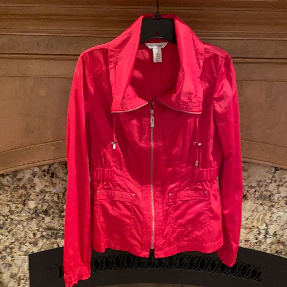 White House Black Market Lightweight Pink Jacket